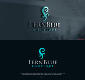 FERN BLUE Boutique | Logo-Design von Mono.co