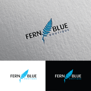 FERN BLUE Boutique | Logo Design by Rii