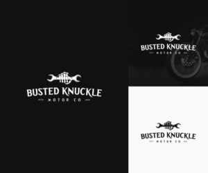 Busted Knuckle Motor co | Diseño de Logo por GBDESIGN
