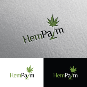 The name “HemPalm” | Logo Design by Rii