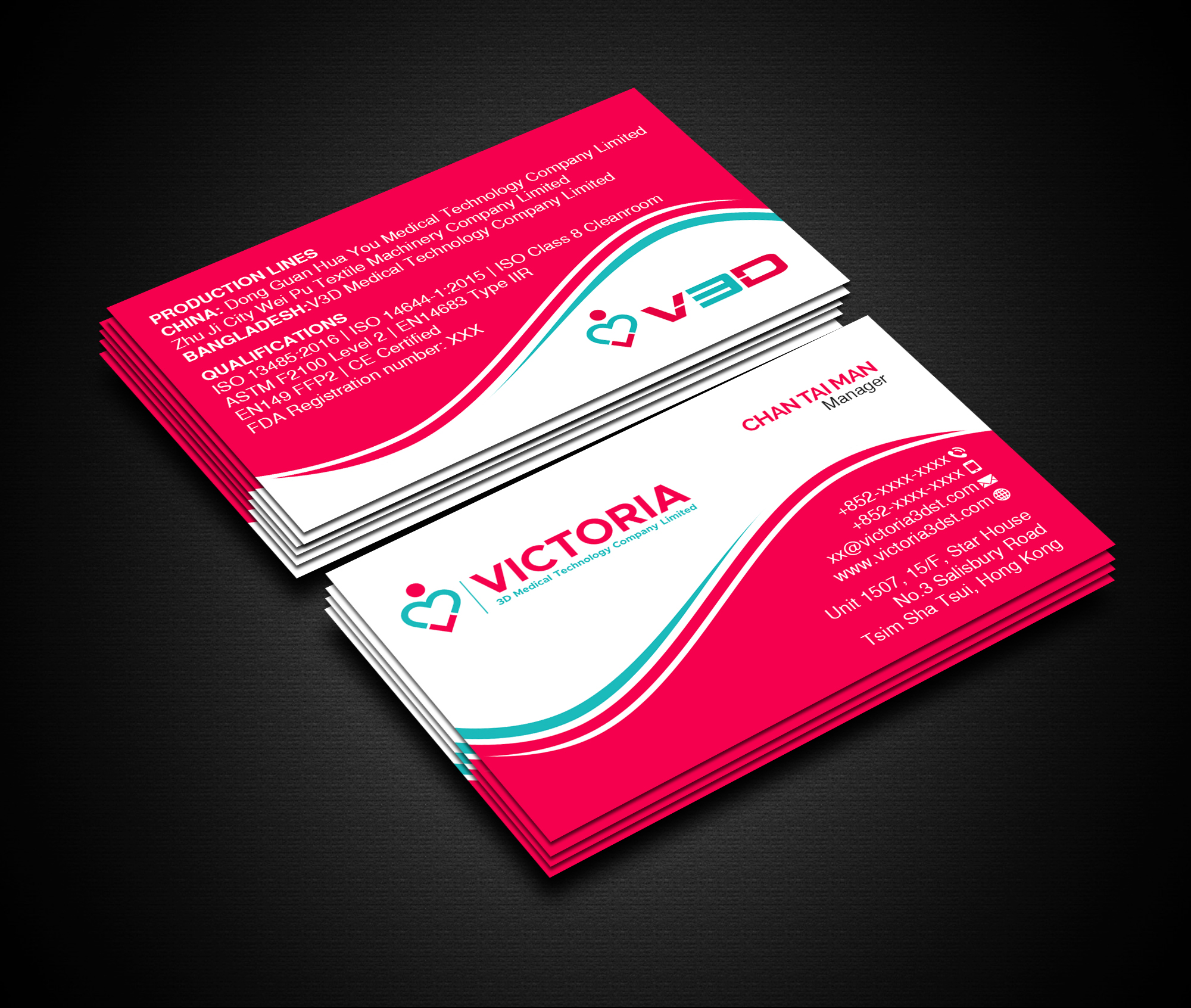 Business Card Design by Creations Box 2015 for this project | Design #24988661