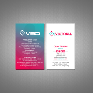 Visitenkarten-Design von Creations Box 2015 für dieses Projekt | Design: #24989130