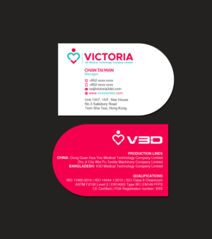 Visitenkarten-Design von Creations Box 2015 für dieses Projekt | Design: #24991966