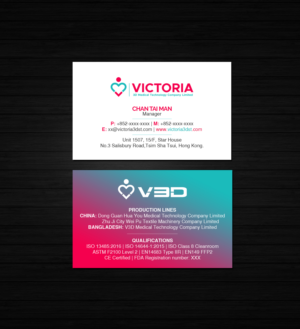 Visitenkarten-Design von Creations Box 2015 für dieses Projekt | Design: #24991967