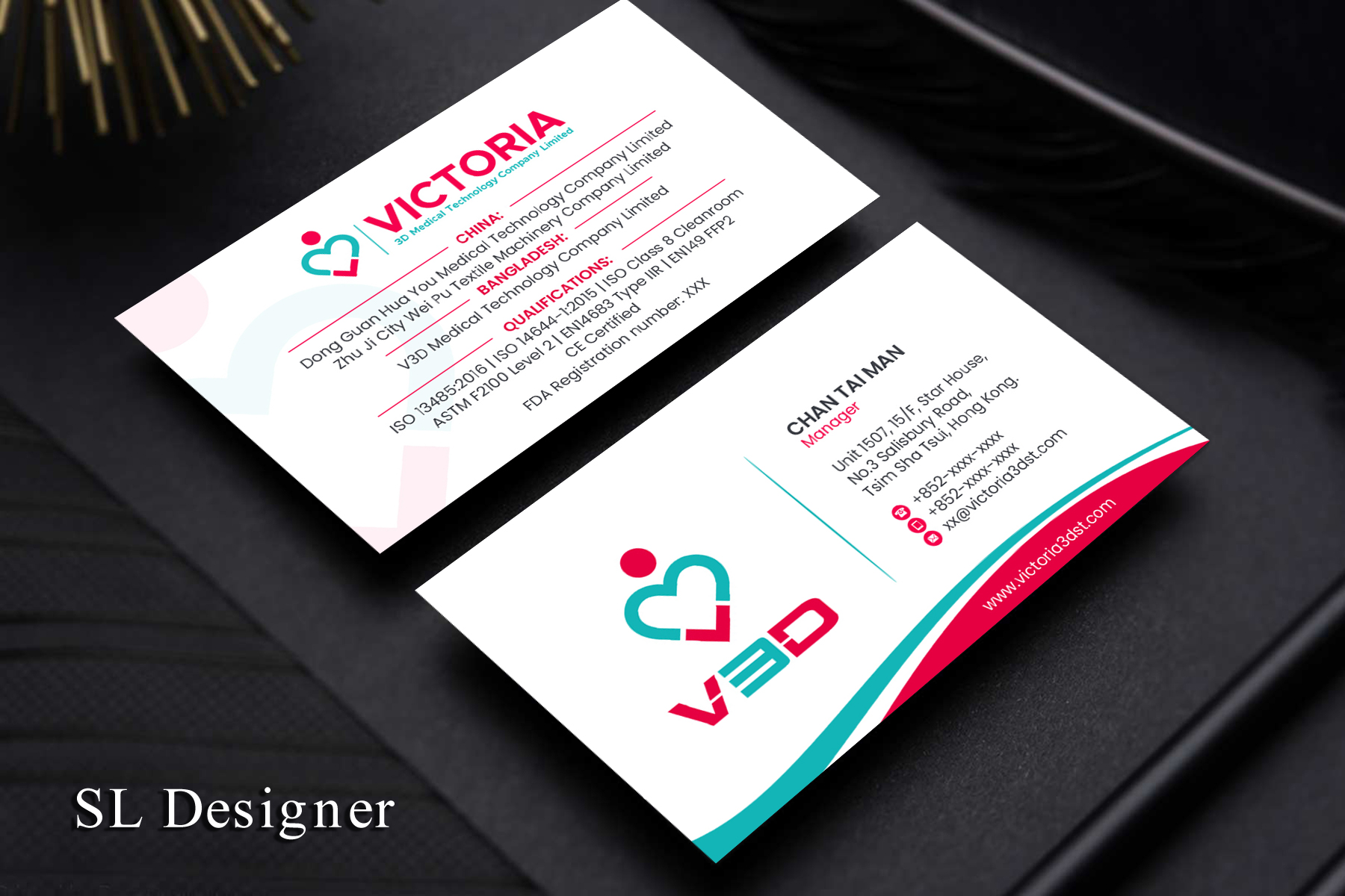Business Card Design by SL Designer for this project | Design #24988864