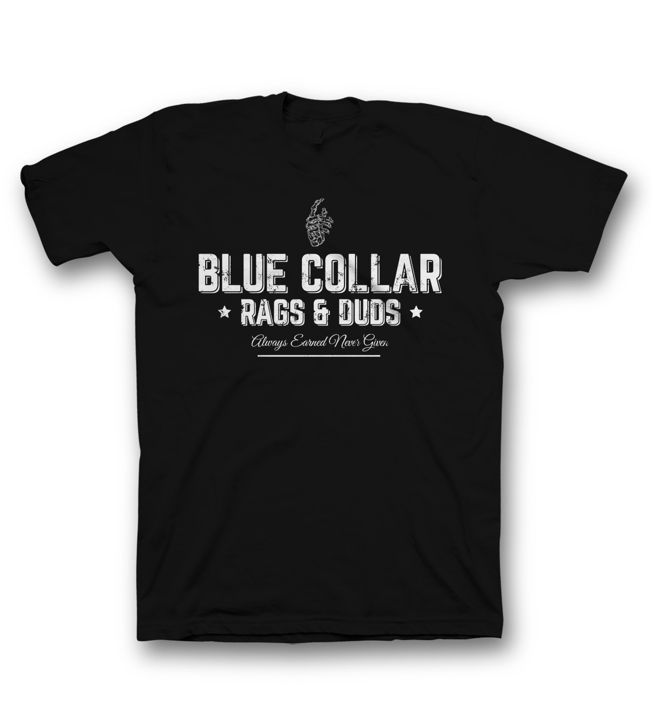 T-shirt Design by saka.aleksandar for Blue Collar Rags & Duds  | Design #24991741