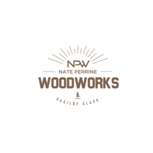 Nate Perrine Woodworks Kasilof Alaska | Logo Design by aneesh vs