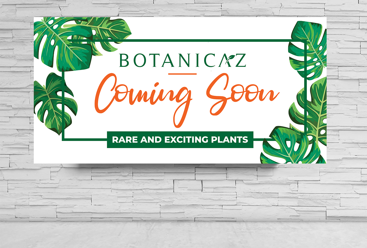 Signage Design by Aurora:) for Botanicaz LLC | Design #24991489