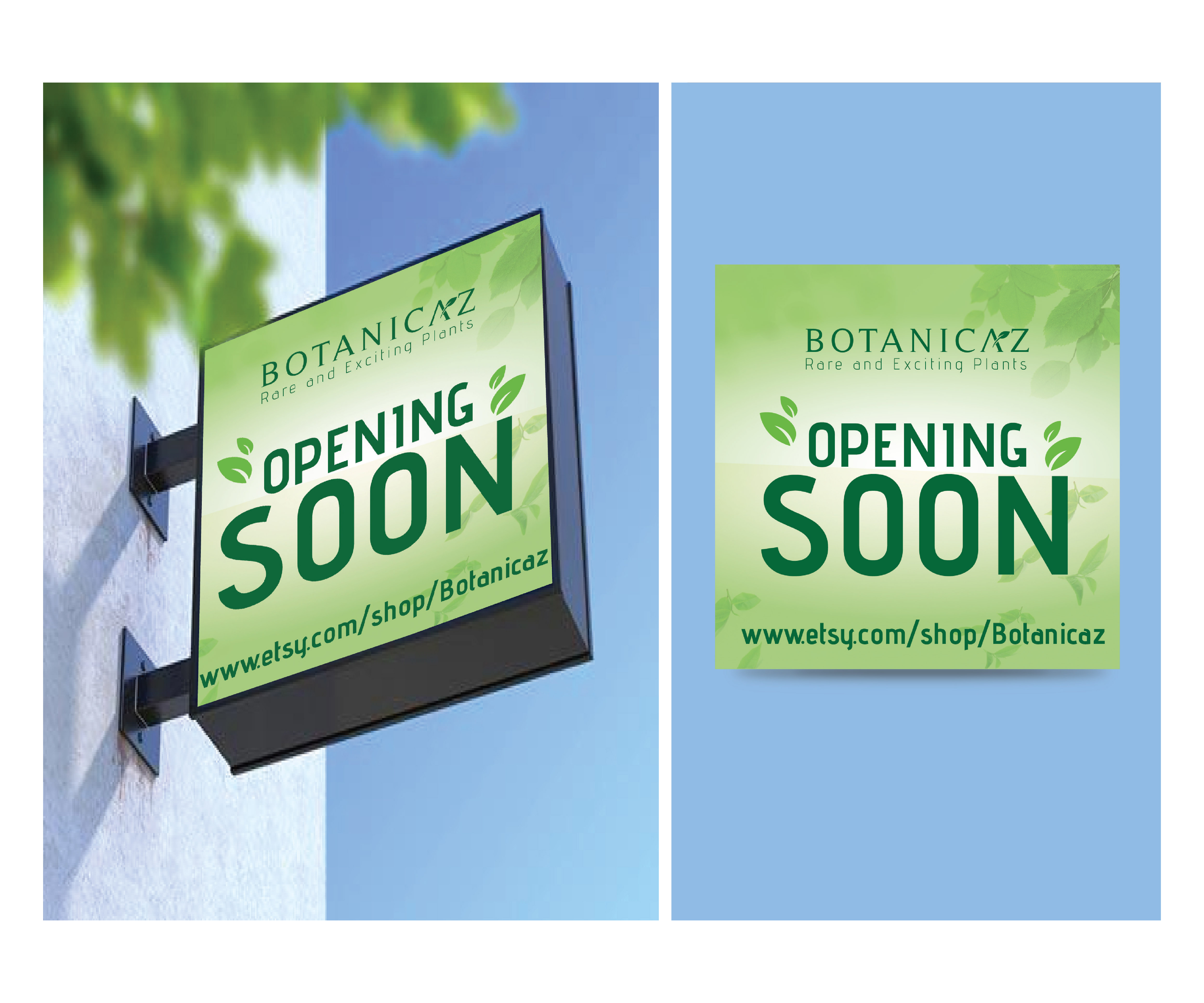 Signage Design by Nahom Shiferaw for Botanicaz LLC | Design #24989354