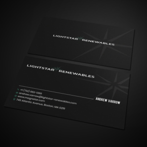 Lightstar Business Card | Business Card Design by Sandaruwan
