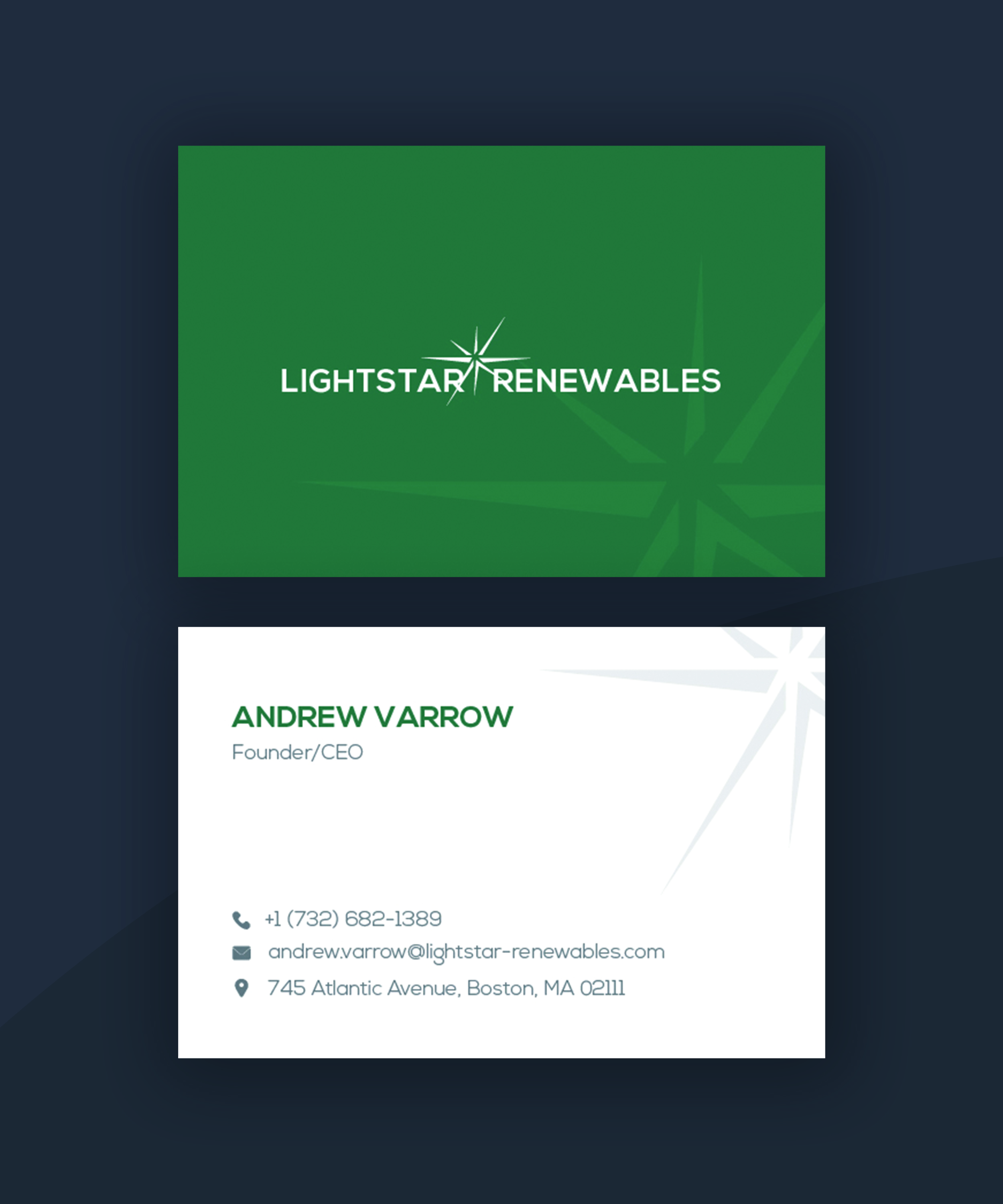 Business Card Design by Satish Mali for this project | Design #25007668