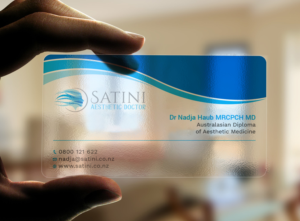 Satini Aesthetic Doctor  | Business Card Design by Tripti Ranjan Gain