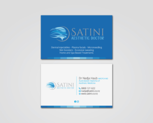 Satini Aesthetic Doctor  | Business Card Design by MDesign