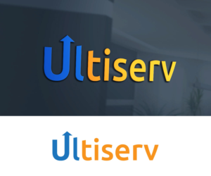 Not sure. Thinking of just the business name Ultiserv maybe with something with a big U on top. | Logo Design by GoodTimes$$$