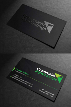 Business Card Design by INDIAN_Ashok for Crommelin AgriCoatings | Design: #24996369