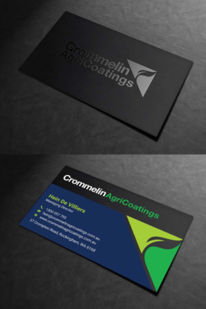 Business Card Design by INDIAN_Ashok for Crommelin AgriCoatings | Design: #24996370