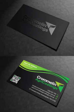 Business Card Design by INDIAN_Ashok for Crommelin AgriCoatings | Design: #24996371