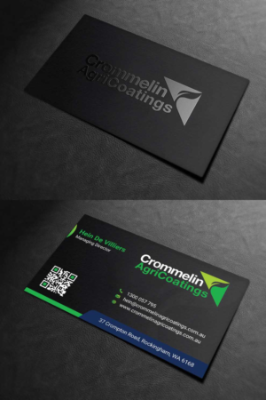 Business Card Design by INDIAN_Ashok for Crommelin AgriCoatings | Design: #24996375