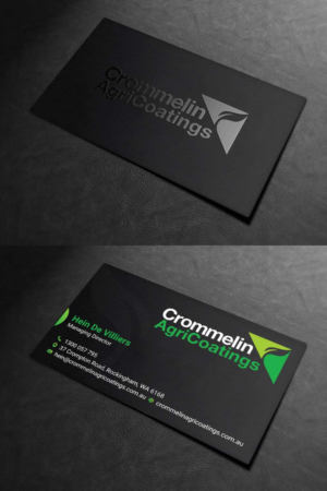 Business Card Design by INDIAN_Ashok for Crommelin AgriCoatings | Design: #24996377