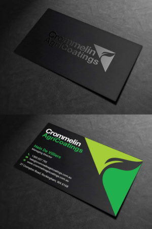Business Card Design by INDIAN_Ashok for Crommelin AgriCoatings | Design: #24996379