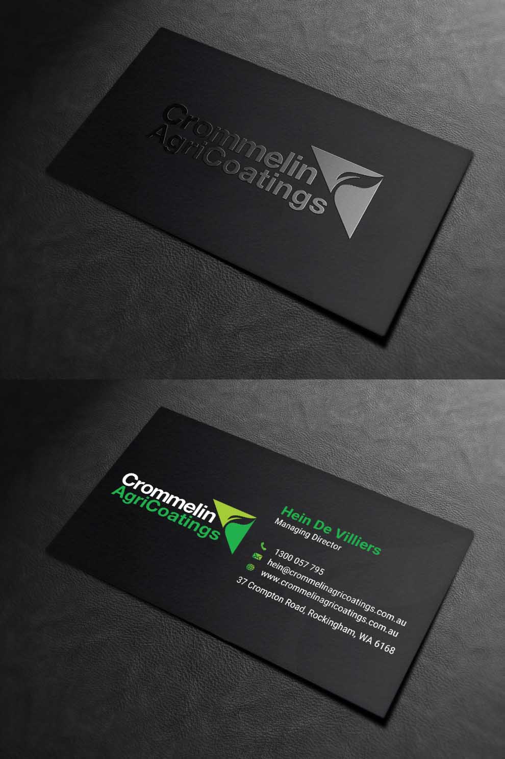 Diseño de Tarjeta de Presentación por INDIAN_Ashok para Crommelin AgriCoatings | Diseño #24996380