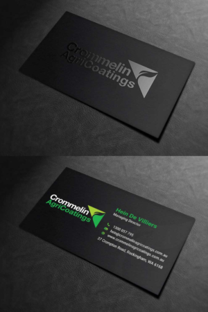 Business Card Design by INDIAN_Ashok for Crommelin AgriCoatings | Design: #24996380