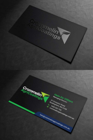 Business Card Design by INDIAN_Ashok for Crommelin AgriCoatings | Design: #24996382