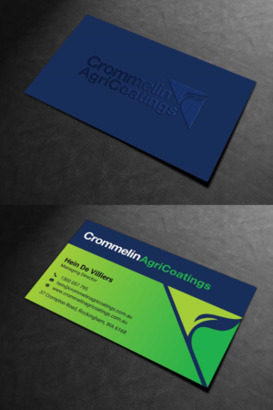 Business Card Design by INDIAN_Ashok for Crommelin AgriCoatings | Design: #24996384