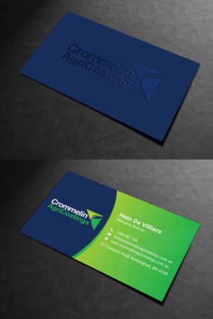 Business Card Design by INDIAN_Ashok for Crommelin AgriCoatings | Design: #24996390