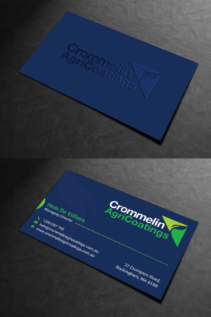 Business Card Design by INDIAN_Ashok for Crommelin AgriCoatings | Design: #24996391
