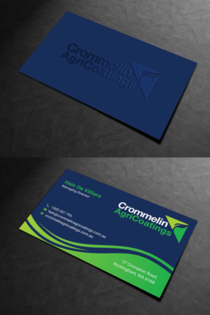 Business Card Design by INDIAN_Ashok for Crommelin AgriCoatings | Design: #24996398