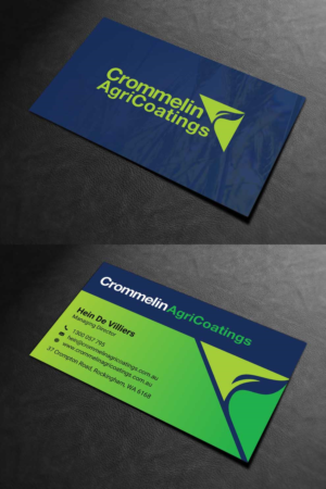 Business Card Design by INDIAN_Ashok for Crommelin AgriCoatings | Design: #24996403