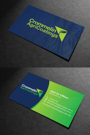 Business Card Design by INDIAN_Ashok for Crommelin AgriCoatings | Design: #24996404