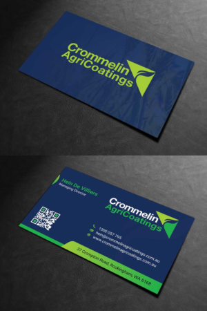Business Card Design by INDIAN_Ashok for Crommelin AgriCoatings | Design: #24996407
