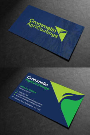 Business Card Design by INDIAN_Ashok for Crommelin AgriCoatings | Design: #24996414