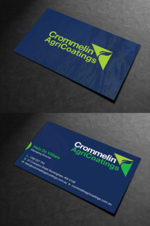 Business Card Design by INDIAN_Ashok for Crommelin AgriCoatings | Design: #24996416