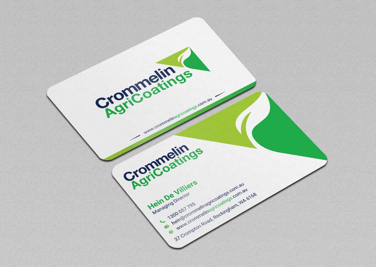 Business Card Design by INDIAN_Ashok for Crommelin AgriCoatings | Design #24996444