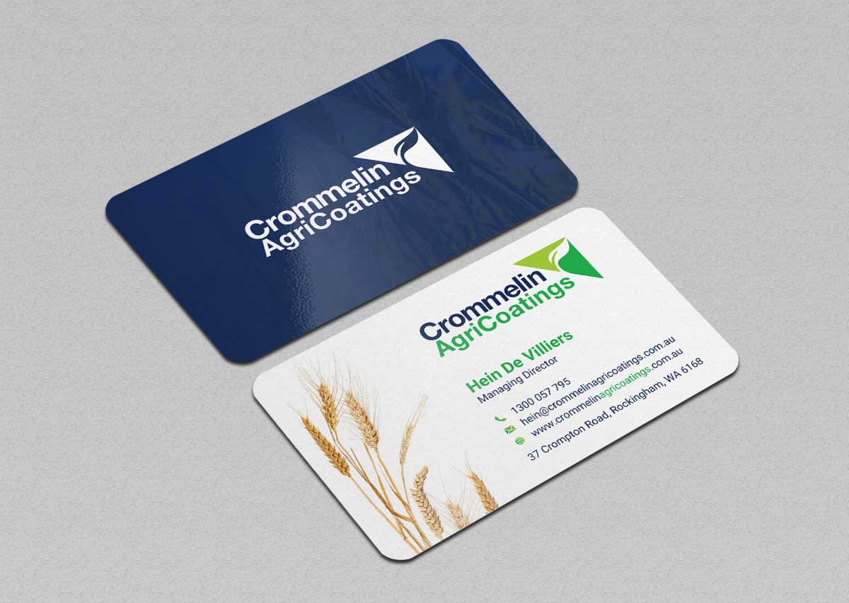 Design de Carte de Visite par INDIAN_Ashok pour Crommelin AgriCoatings | Design #24996452