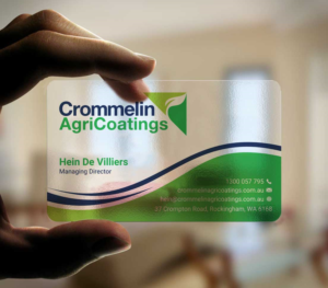 Business Card Design by INDIAN_Ashok for Crommelin AgriCoatings | Design: #24996485