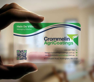 Business Card Design by INDIAN_Ashok for Crommelin AgriCoatings | Design: #24996486