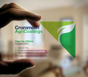 Business Card Design by INDIAN_Ashok for Crommelin AgriCoatings | Design: #24996490