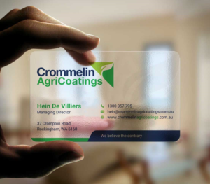 Business Card Design by INDIAN_Ashok for Crommelin AgriCoatings | Design: #24996491