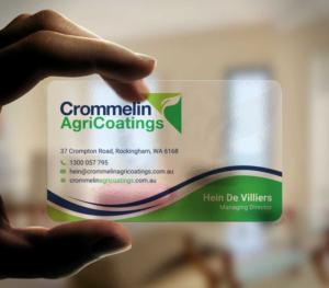 Business Card Design by INDIAN_Ashok for Crommelin AgriCoatings | Design: #24996495