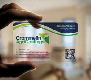 Business Card Design by INDIAN_Ashok for Crommelin AgriCoatings | Design: #24996496