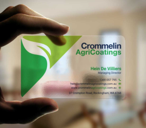 Business Card Design by INDIAN_Ashok for Crommelin AgriCoatings | Design: #24996497