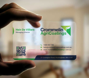 Business Card Design by INDIAN_Ashok for Crommelin AgriCoatings | Design: #24996498