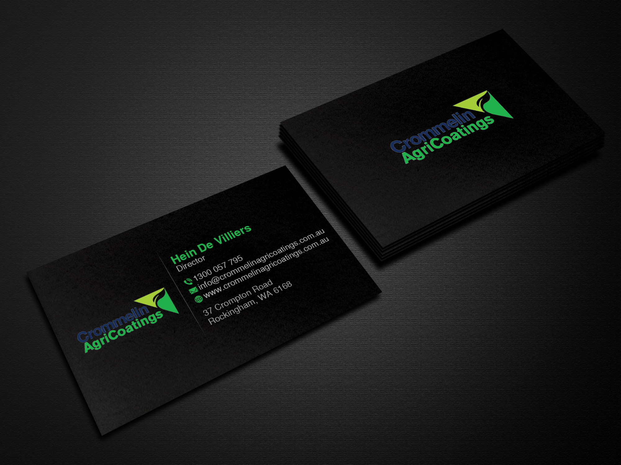 Business Card Design by Creations Box 2015 for Crommelin AgriCoatings | Design #25002488