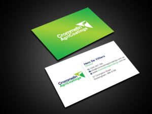 Business Card Design by Creations Box 2015 for Crommelin AgriCoatings | Design: #25002497
