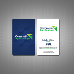 Business Card Design by Creations Box 2015 for Crommelin AgriCoatings | Design: #25002522