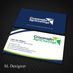 Business Card Design by SL Designer for Crommelin AgriCoatings | Design: #25004964